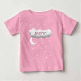 Mond und Stars Baby T - Shirt