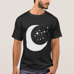 Mond und Stars T-Shirt