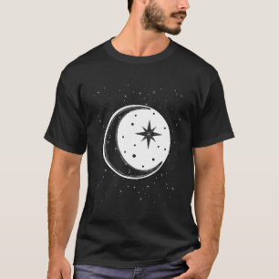 Mond und Stars T-Shirt