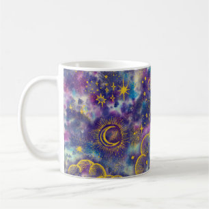 "Mond-und Stern-" klassische Kaffee-Tasse Kaffeetasse