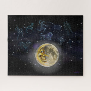 Mond und Sternbilder Puzzle