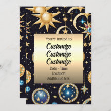 Mond und Sterne Celestial