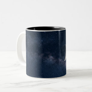 Mond und Sterne Kaffeetasse Himmelskörper Nachth