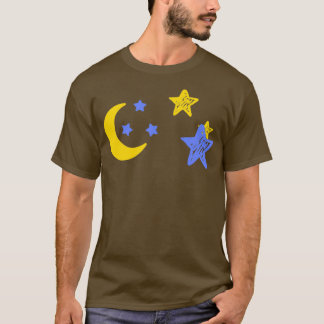 Mond und Sterne T-Shirt