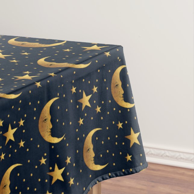 Mond und Sterne Tischdecke (Beispiel)
