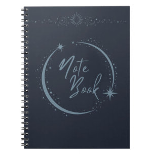 Mond- und Sternen-Notizbuch — Himmelsjournal Notizblock