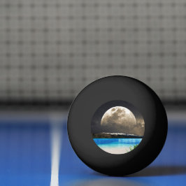 Mond und Strand Tischtennisball