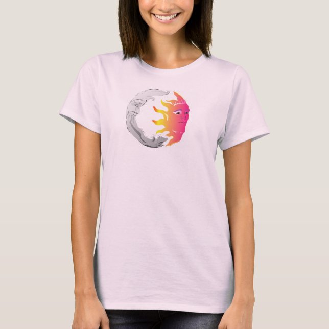 Mond und Sun T-Shirt (Vorderseite)