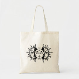 Mond und Tasche Sun Scape