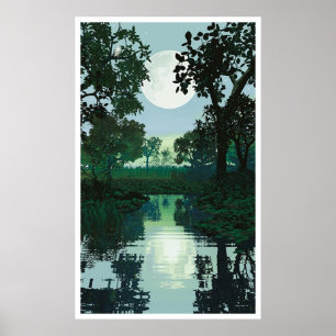 Mond und Wasser 2 Poster