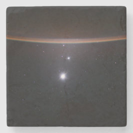 Mond, Venus, Jupiter & Earth (ISS) (NASA) (Space) Steinuntersetzer