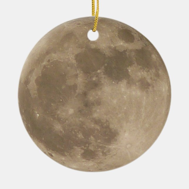 Mond-Verzierungs-Vollmond-Dekoration Keramikornament (Vorne)