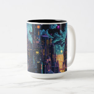 Mond Zweifarbige Tasse