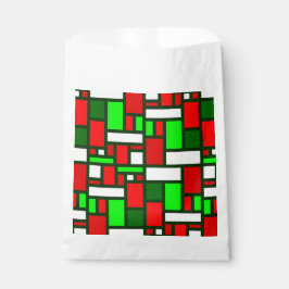 mondäne Weihnachtskunst abstrakt Geschenktütchen