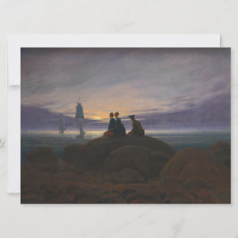 Mondaufgang am Meer (von Caspar David Friedrich) Karte