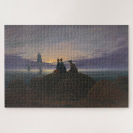 Mondaufgang am Meer (von Caspar David Friedrich) Puzzle