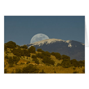 Mondaufgang über die Sangre de Cristo Mountains,