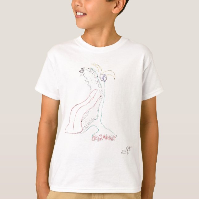 "Monday Feeling" T-Shirt (Vorderseite)