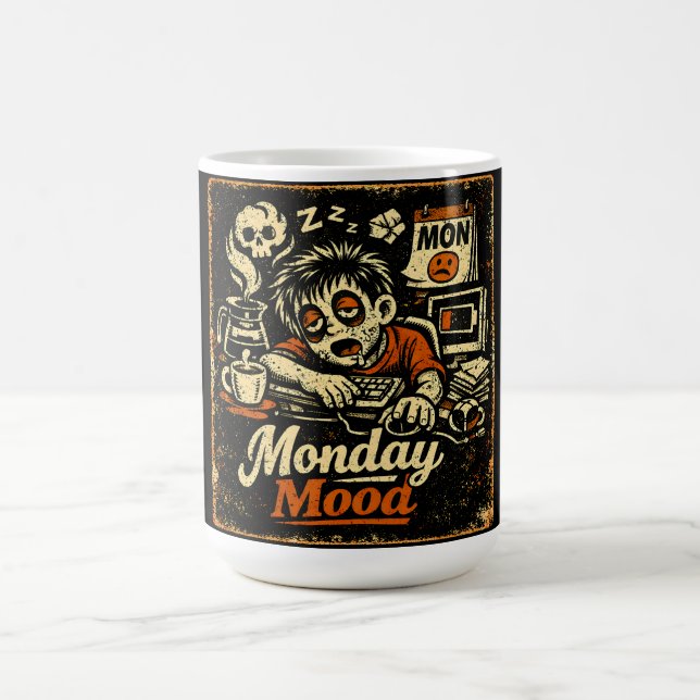 Monday Mood – Anti-Monday Work Humor Kaffeetasse (Mittel)