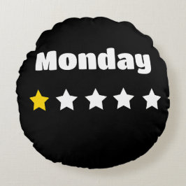 Monday sucks  rundes kissen