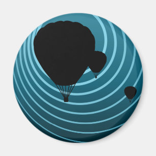 Mondballon Magnet