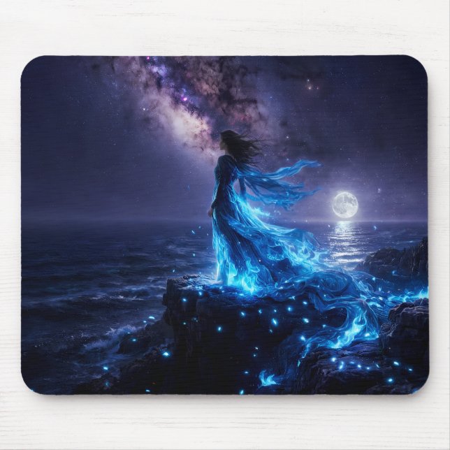 Mondbeglänzte Himmelfahrt -  Mousepad (Vorne)
