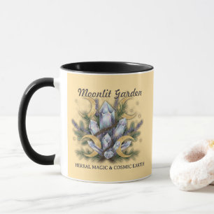 Mondbeglückter Kristallblumenstrauß des Gartens • Tasse