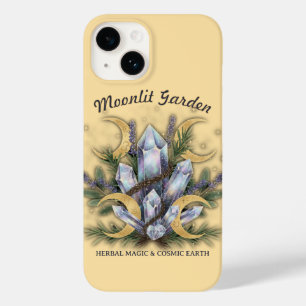 Mondbeglückter Kristallblumenstrauß • Kräutermagie Case-Mate iPhone 14 Hülle