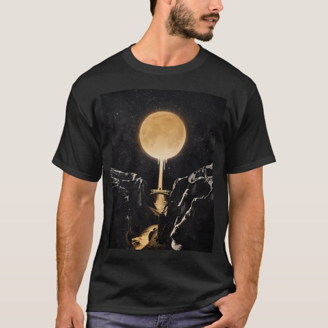 Mondbeschienen T-Shirt (Vorderseite)