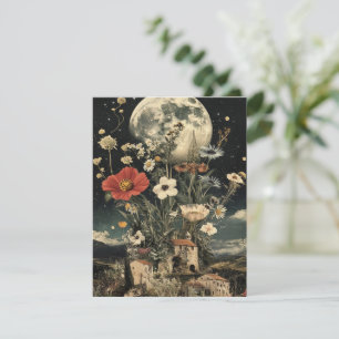 Mondbeschienene Blüten über rustikalen Charme