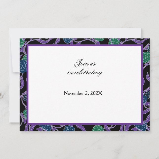 Mondbeschienene Rebe - Mysticool-Kollektion Einladung (Vorderseite)