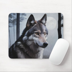 Mondbeschienene Wache Mousepad