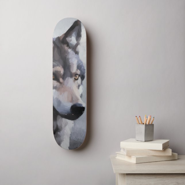 Mondbeschienene Wache Skateboard (Wandkunst)