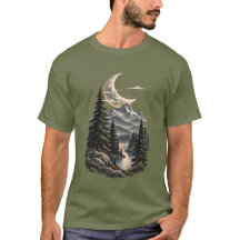Mondbeschienener Bergsee Outdoor-Abenteuer