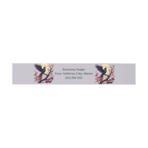 Mondbeschienener Crimsonwing – Mystischer Fantasy- Einladungsbanderole