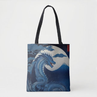Mondbeschienener Drache von Fuji-Tragetasche