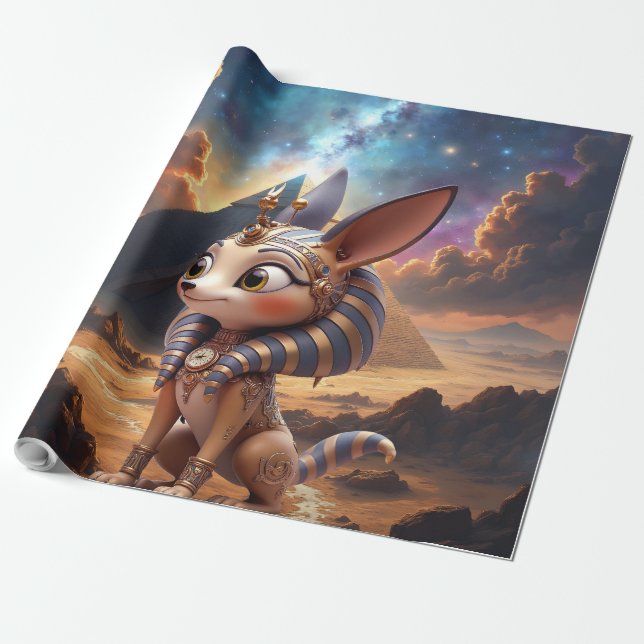 Mondbeschützer der alten Sande. Geschenkpapier (Ungerollt)