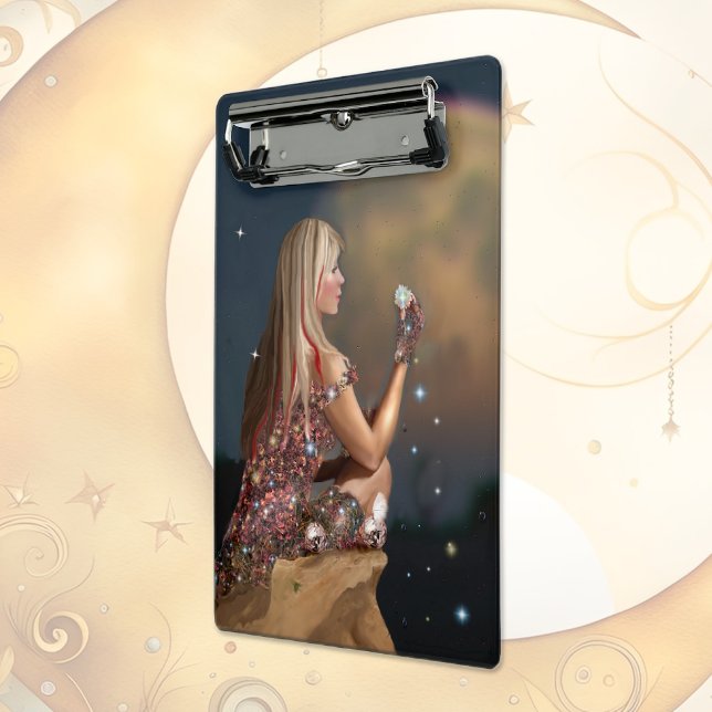 Mondblume Mini Klemmbrett (Von Creator hochgeladen)