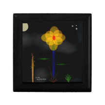 "Mondblume, Mondblume" Kästchen "Holzwurle"