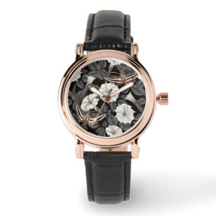 Mondblumen und Sphinx 2 Armbanduhr
