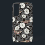 Mondblumen und Sphinx 2 Samsung Galaxy Hülle<br><div class="desc">Von Hand gezeichnet Muster mit Mondblumen und Sphinxmotten</div>