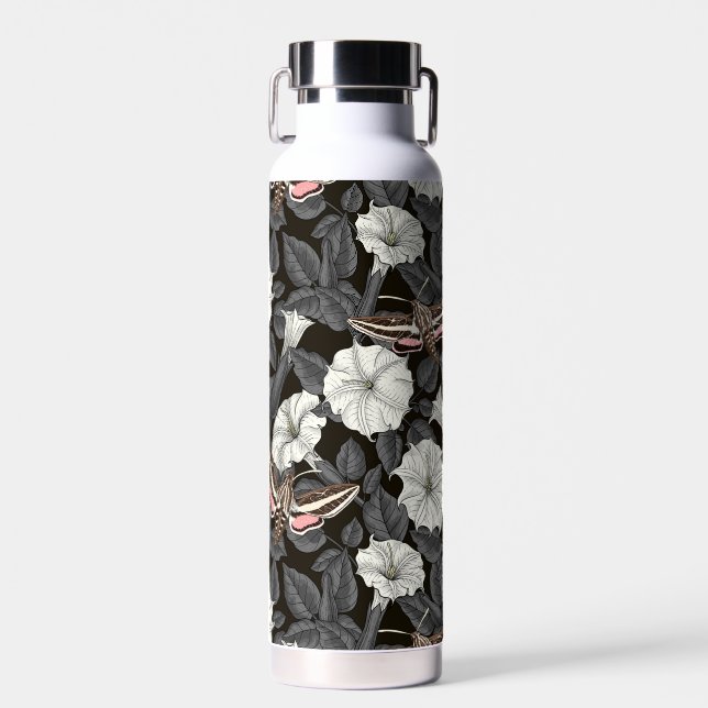Mondblumen und Sphinx 2 Trinkflasche (Vorne)