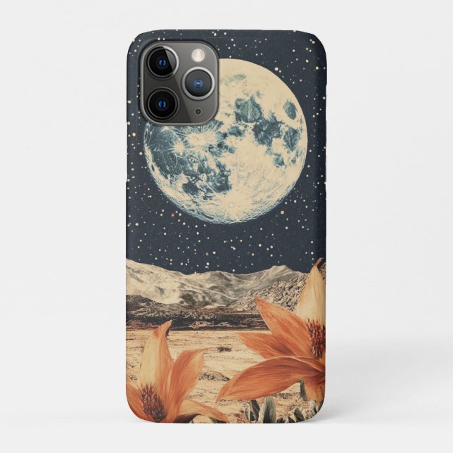 Mondblüte über sandigen Gipfeln Case-Mate iPhone Hülle (Rückseite)