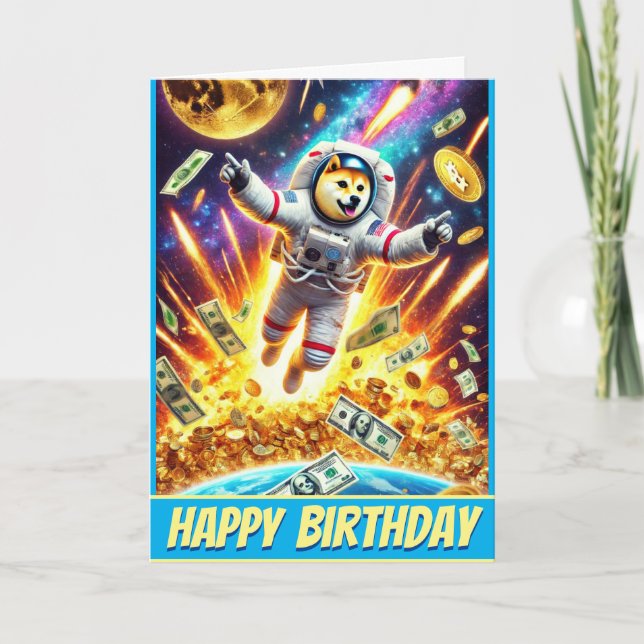 Monddoge: Kryptoexplosion Karte (Vorderseite)