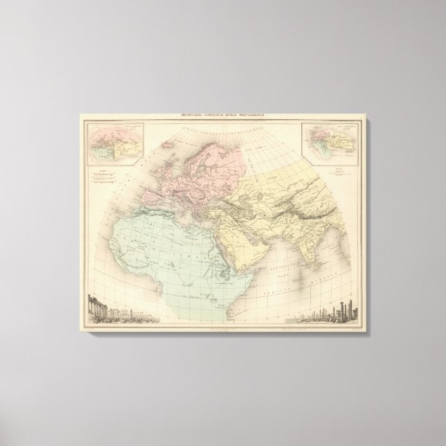 Monde Connu Des Anciens Leinwanddruck (Vorderseite)