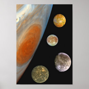 Monde des Jupiter Poster Print