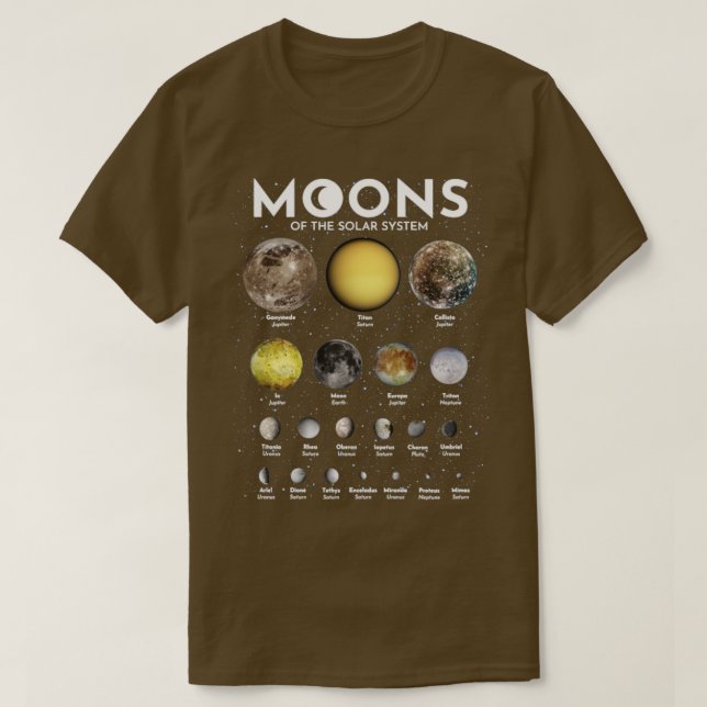 Monde des Sonnensystems2 T-Shirt (Design vorne)