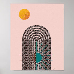 Mondern Abstrakt Geometric Poster