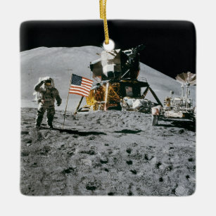 Mondfähre 1971 die NASA-Mond-LandungApollo 15 Keramikornament