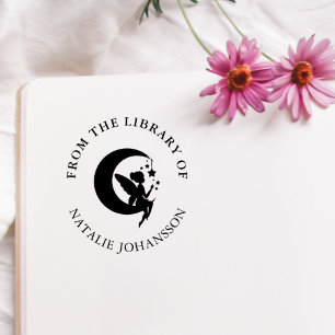 Mondfee aus der Bibliothek von Custom Book Gummistempel